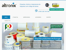 Tablet Screenshot of impressoras-etiquetas.com